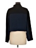 Helmut Lang 100% Polyester Color Block Black 3/4 Sleeve Blouse Size M - photo 2