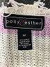 Polly & Esther 100% Acrylic Stripes Ivory Pullover Sweater Size M - photo 7