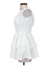 Unbranded 100% Polyester White Cocktail Dress Size S - photo 5