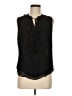 Tommy Hilfiger 100% Polyester Black Sleeveless Blouse Size M - photo 1