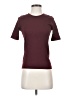 Athleta Color Block Burgundy Short Sleeve Turtleneck Size XS - photo 1