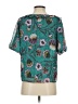 Ann Taylor LOFT 100% Polyester Teal Short Sleeve Blouse Size S - photo 2