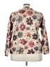 Shein Curve 100% Polyester Floral Ivory Pullover Sweater Size 3X - photo 2