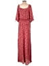 Saint Helena 100% Viscose Red Jumpsuit Size S - photo 2