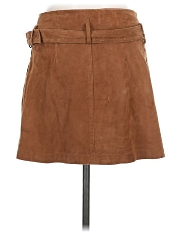 Olivia Palermo x Chelsea 28 Leather Skirt (view 2)