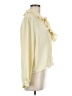 Monki 100% Polyester Yellow Long Sleeve Blouse Size M - photo 4