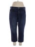 Old Navy 100% Cotton Solid Blue Jeans Size 18 - photo 1