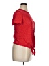 TeXTURE & THREAD Madewell Red Short Sleeve Top Size XL - photo 4