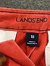 Lands' End 100% Baumwolle Orange Casual Pants Size 10 - photo 3
