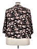 Monday Fun 100% Rayon Floral Black 3/4 Sleeve Blouse Size 3X - photo 2