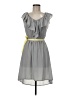Bee Stitched 100% Polyester Gray Casual Dress Size M - photo 1