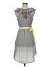 Bee Stitched 100% Polyester Gray Casual Dress Size M - photo 2