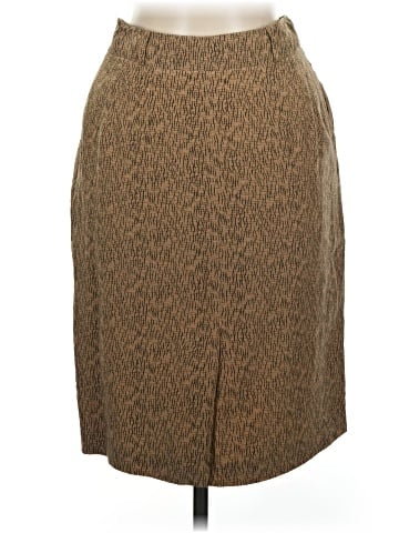 Linda Allard Ellen Tracy Silk Skirt (view 2)