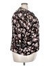 Monday Fun 100% Rayon Floral Black 3/4 Sleeve Blouse Size 3X - photo 4