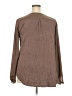 Simply Emma Brown Long Sleeve Blouse Size 2X - photo 2