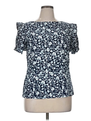 Belldini Short Sleeve Blouse (view 1)