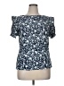 Belldini Blue Short Sleeve Blouse Size XL - photo 1