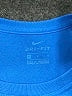 Nike 100% Polyester Blue Long Sleeve T-Shirt Size L - photo 7