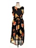 Unbranded Floral Black Casual Dress Size 0X (estimated) - photo 1