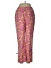 Tibi 100% Cotton Paisley Pink Casual Pants Size 8 - photo 1