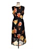 Unbranded Floral Black Casual Dress Size 0X (estimated) - photo 2