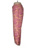 Tibi 100% Cotton Paisley Pink Casual Pants Size 8 - photo 5