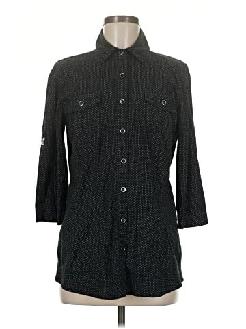 Style&Co 3/4 Sleeve Button-Down Shirt (view 1)