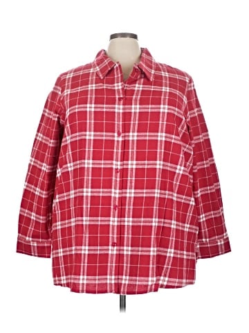 Blair 3/4 Sleeve Button-Down Shirt (view 1)