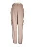 Intempo 100% Polyester Solid Tan Cargo Pants Size 10 - photo 2