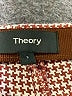Theory Houndstooth Pink Casual Pants Size 2 - photo 4