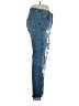 Forever 21 Plus Hearts Blue Jeans Size 14 - photo 4