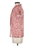 W by Worth Floral Red Short Sleeve Blouse Size 6 - photo 5