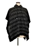 Haute Hippie 100% Wool Black Poncho Size OS - photo 1