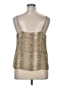 Leith 100% Polyester Tan Sleeveless Blouse Size XL - photo 2