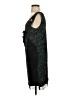 Coach Color Block Floral Black Teal Cocktail Dress Size 0 - photo 5