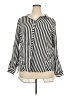 Emily Daniels Stripes Ivory 3/4 Sleeve Blouse Size 2X - photo 1