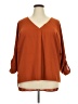 Unbranded Orange 3/4 Sleeve Blouse Size 2X - photo 1