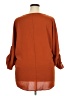 Unbranded Orange 3/4 Sleeve Blouse Size 2X - photo 2
