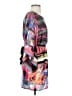Ark & Co. 100% Polyester Print Pink Casual Dress Size S - photo 4