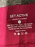 Set Active Burgundy Active Pants Size M - photo 4