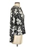 Rafael Silver Long Sleeve Blouse Size S - photo 4