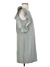 Essue Solid Gray Casual Dress Size S - photo 4