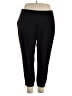 Lisa Rinna Solid Black Casual Pants Size 3X - photo 1