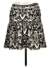 BCBGMAXAZRIA Paisley Black Casual Skirt Size L - photo 1