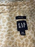 Gap 100% Linen Animal Print Ivory Long Sleeve Blouse Size XS - photo 7