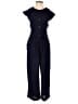 Monteau Solid Blue Jumpsuit Size S - photo 1