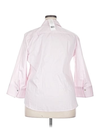 Foxcroft 3/4 Sleeve Button-Down Shirt (view 2)