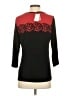 Susan Graver Black 3/4 Sleeve Top Size XS - photo 2