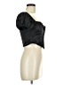 Blue Blush Black Short Sleeve Top Size M - photo 4