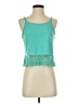 Mason + Mackenzie Teal Sleeveless Top Size XS - photo 1